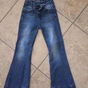 Cowgirl Tuff Dark Blue Flare Jeans